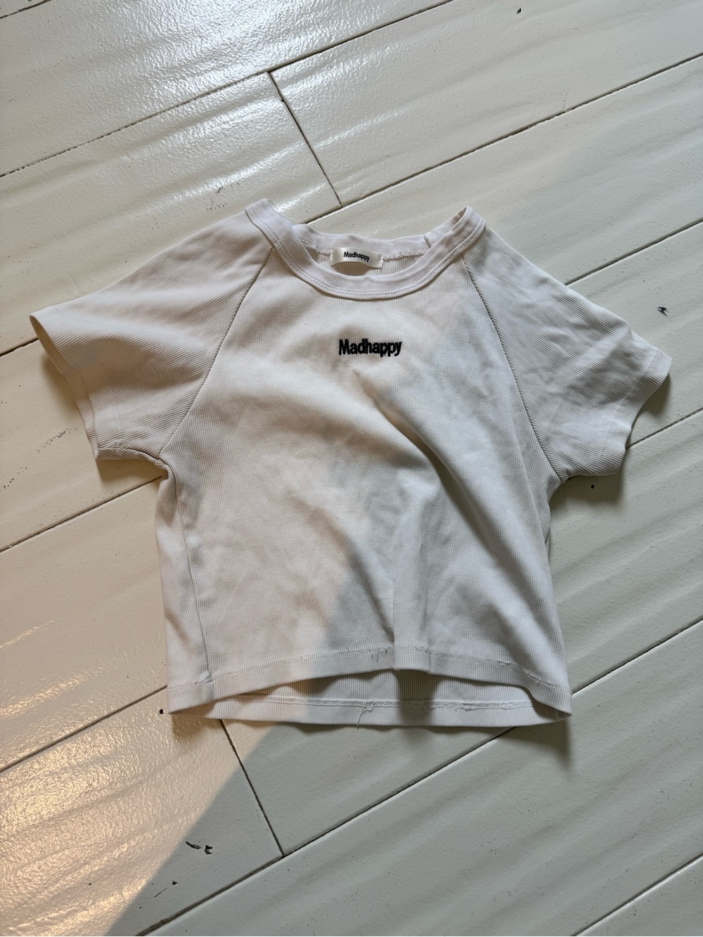 Madhappy Baby White Short Sleeve Tee